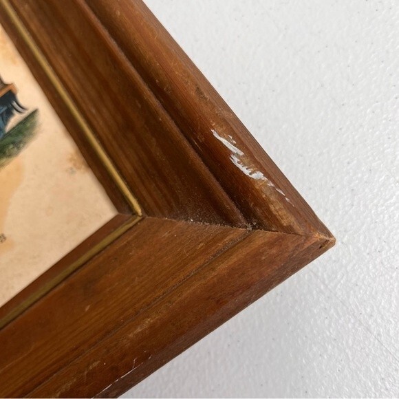 Vintage Framed Train Prints Pair of Two Mogul Tank  Double Ender Locomotives - Picture 14 of 16